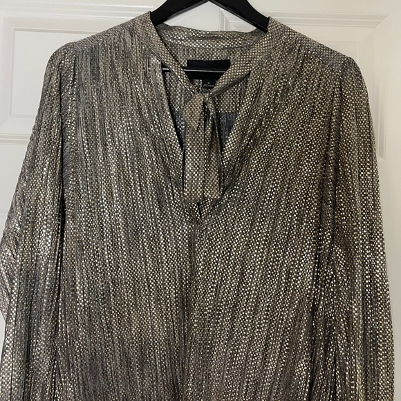 Sabina Musayev x Anthro Shimmer Eugene Dress Sz M - Picture 3 of 6